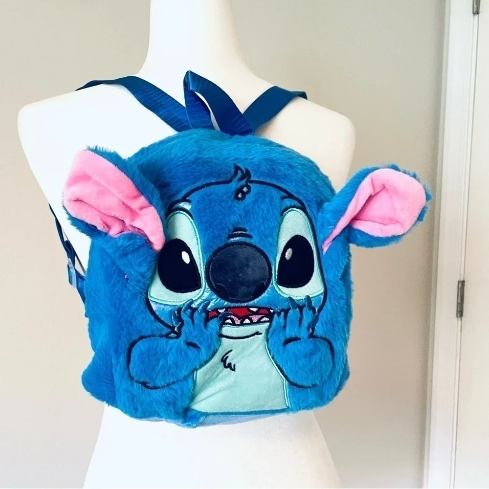 NWT Stitch Plush Backpack, Boy, Girls Schoolbag - Lilo & Stitch Lovers
